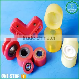 Injection Moulding Parts Industrial Smooth Plastic pu Wheel Rollers Manufacturer Polyurethane Wheels Quality Choice thumbnail-2