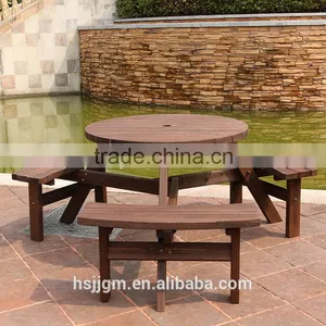 Outdoor Wooden Picnic Benches for Sale thumbnail-1