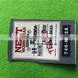 Wholesale Customize Black Chinese Clothing Woven Patches With Factory Price thumbnail-1