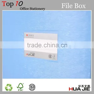 A4 PP Poly File Box With Name Card Holder thumbnail-2
