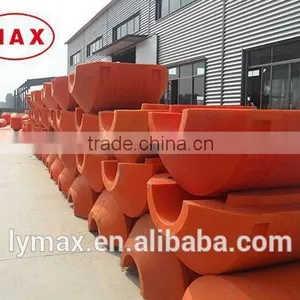 Orange Color PU Foam Filled Plastic Floating Buoy Price thumbnail-1