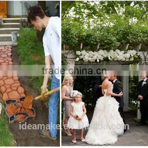 Garden Decor Plastic Concrete Pavement Mold Cobble Paving Block Mould Ornaments for Sale South Africa thumbnail-6