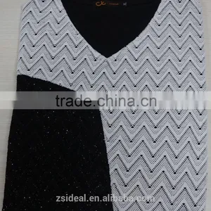 Fashion Design Dobby Polyester V-neck Man Polo T-shirt, OEM Factory in ZhongShan GuangDong thumbnail-2