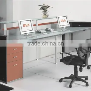 Red and Black 2 Person Reception Desk thumbnail-2