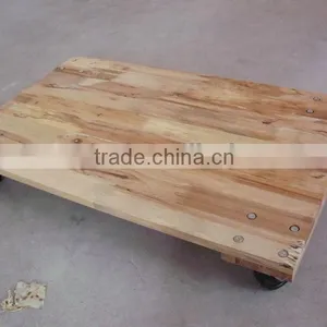 Furniture Moving Dolly,wooden Pallet With Four Wheel thumbnail-1