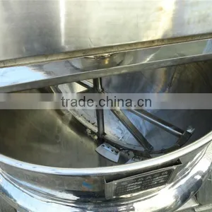 Tiling Gas Heating Jacketed Kettle With Mixer thumbnail-6