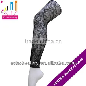 Women Fishnet Footless Tights thumbnail-1