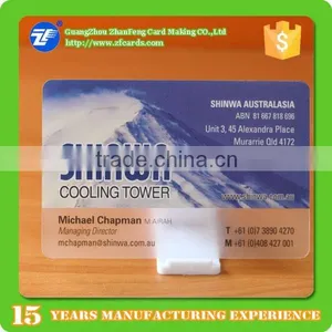 Glossy Surface Plastic Transparent Visiting Card thumbnail-1
