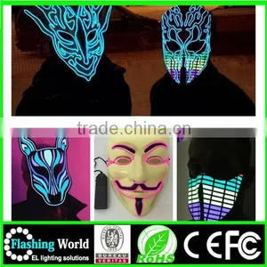 Usa Flashing COSPLAY Merry Christmas Custom Cool Masquerade Masks thumbnail-1