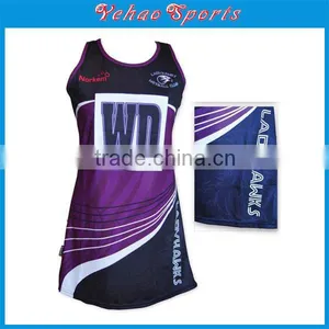 New Design Custom Sublimated Netball Dress thumbnail-1