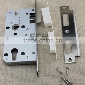 China Hotel Security Stainless Steel Bottom Door Lock thumbnail-1