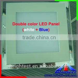 16w With Square Double Color Led Panel Light, Square Ceiling Flat Ultra Thin 180x180mm Double Color Led Panel Light thumbnail-4