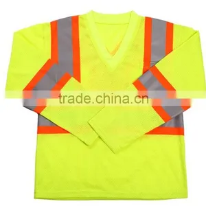 Custom Clothing 3m Hi-Vis Reflective Tape Safety Work Shirt thumbnail-1