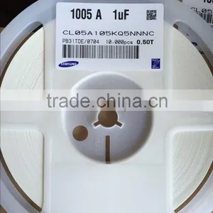 CL05A105KQ5NNNC SAMSUNG Capacitors 0402 1UF X5R 6.3V High Capacitance MLCC thumbnail-1
