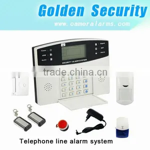 99 Wireless Zone Telephone Line Security Alarm System GS-T08 thumbnail-1