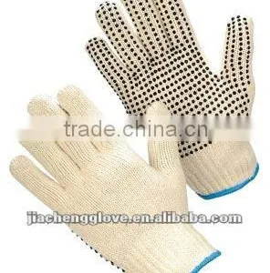 JS808/N Pvc Dot Gloves, Pvc Dot Cotton Glove thumbnail-1