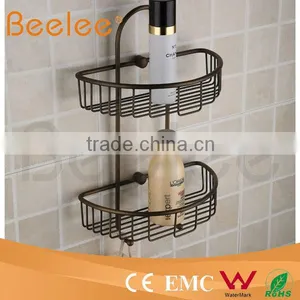 Luxury Black Oil Rubbed Brass Bathroom Shower Bath Wall-mount Soap Basket Dish&Holder thumbnail-1