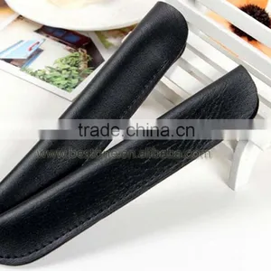 Personalized Leather Pen Pouch Sleeve Bag thumbnail-2