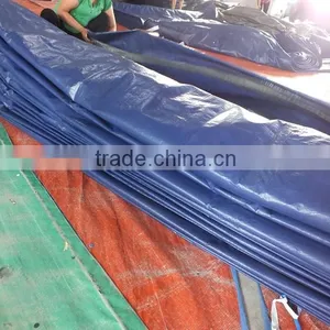 Tarpaulin 3x3 PP Material Sliver/blue Triangle Plastic Rope Waterproof Antioxidant Factory Directly Hot Sell Wholesale Outdoor thumbnail-1