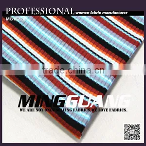 Factory Hot Sell New Deaign for Lady's Clothes Soft Comfortable Knitted Rib Fabric thumbnail-2