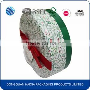2016 Hot Sale Paper Round Hat Christmas Gift Box Custom Logo thumbnail-6