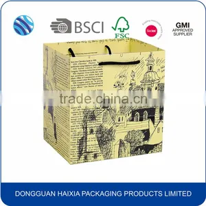 Colorful Printing Handle Bag Shopping Paper Bag Price thumbnail-4