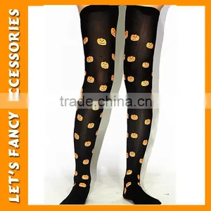PGSK0193 Halloween Party Stocking Pumpkin Printed Stocking Sexy Lady Nylon Tube Stocking thumbnail-1