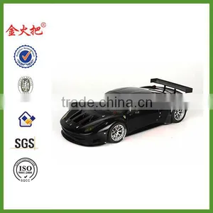 Ferrari 458 Italia Gt2 In Black Limited Edition Resin Model Car In 1:18 Scale By Bbr thumbnail-1