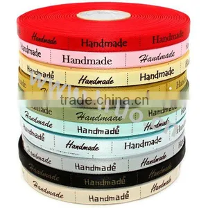 Woven Edge Polyester Satin Washable Printed Ribbon thumbnail-1