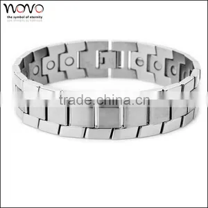 Latest Design Fashion 316 Stainless Steel Blood Pressure Magnetic Bracelet thumbnail-1