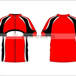 Short Sleeve Blank Wholesale Cycling Jersey thumbnail-2