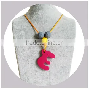 Chic Silicone Jewelry/Food-safe Bead Nursing Baby Teething Fashion Necklace Wholesale Gift thumbnail-1