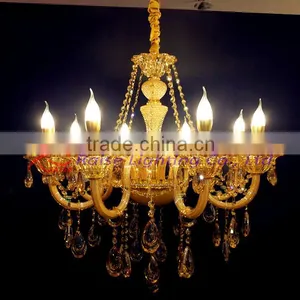 Factory Wholesale European Style Crystal Drops Pendant Lamp thumbnail-1