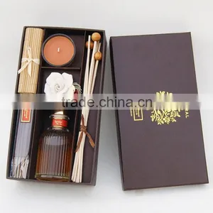 Customized Glass Bottle With Essential Oil Reed Diffuser With Incense Stick thumbnail-1