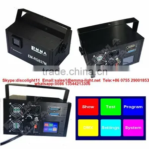 RGB Laser 4w, Laser Light Show Equipment for Sale, Programmable Laser Light Show System thumbnail-1