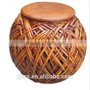 Goosen Nest Rattan Stool thumbnail-1