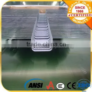 6mm Clear Tempered Glass Shower Door With Cutouts and Holes thumbnail-3