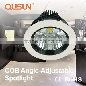 COB LED Spotlight 10W, LED Recessed Spotlight 10W, Angle Adjustable Spotlight thumbnail-1