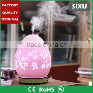 Portable Electric Air Freshener Fragrance Oil System CERAMIC EGG Essential Oil Diffuser thumbnail-1