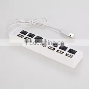 ABS Material 7-Port USB 2.0 Charger Hub With On/Off Switch thumbnail-3