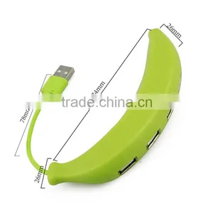 Cute Miniature Banana High Speed USB-2.0 Hub With 4 Ports thumbnail-4