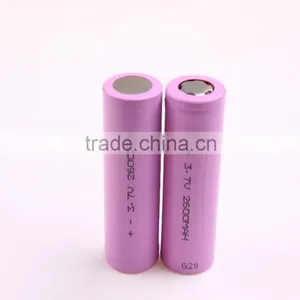 Cylindrical Size and LiFePO4 Type 3.7V Rechargeable 18650 Li Ion Battery thumbnail-1