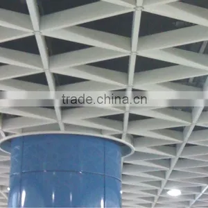 High Strength Suspended Cell Ceiling Aluminum Triangle Open Grid Ceiling thumbnail-4