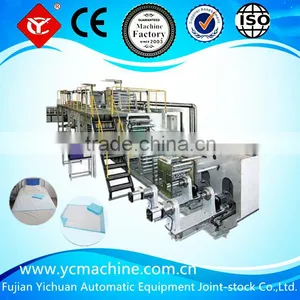 CE Certificate Frequency Under Pad Making Machinery for Sale thumbnail-1