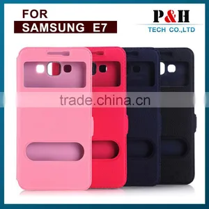 For Purse Card Holder Case For Samsung Galaxy E7 E700 Leather Flip Cover thumbnail-5