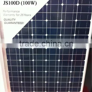 Mono Solar Panels for Solar System, Solar Street Light 100W 24V thumbnail-1
