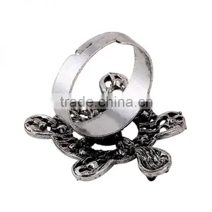 Fashion Jewelry Ring Alloy Anti Silver Plated Cute Animal Tortoise Ring for Women thumbnail-2