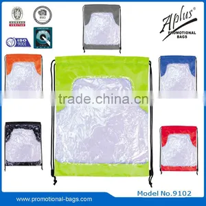 Promotional Transparent PVC Beach Drawstring Bag Gift Ideas thumbnail-1
