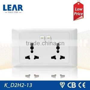 On Sales S Series High Quality 2 Gang Wall Socket thumbnail-1