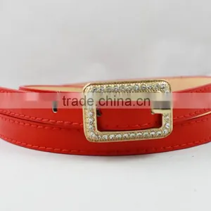 2015 New Design Fashion Belts for Lady PU Belts With Rhinestone Buckles thumbnail-1